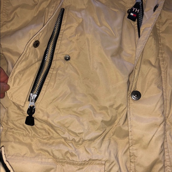 Men’s Tommy Hilfiger Down Puffer Warm jacket coat High Quality Pockets Snow Ski - Picture 8 of 11